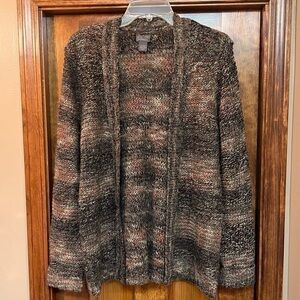 Additions by chico’s Open‎ Cardigan Wool Blend Sz 1 (M/8) EUC